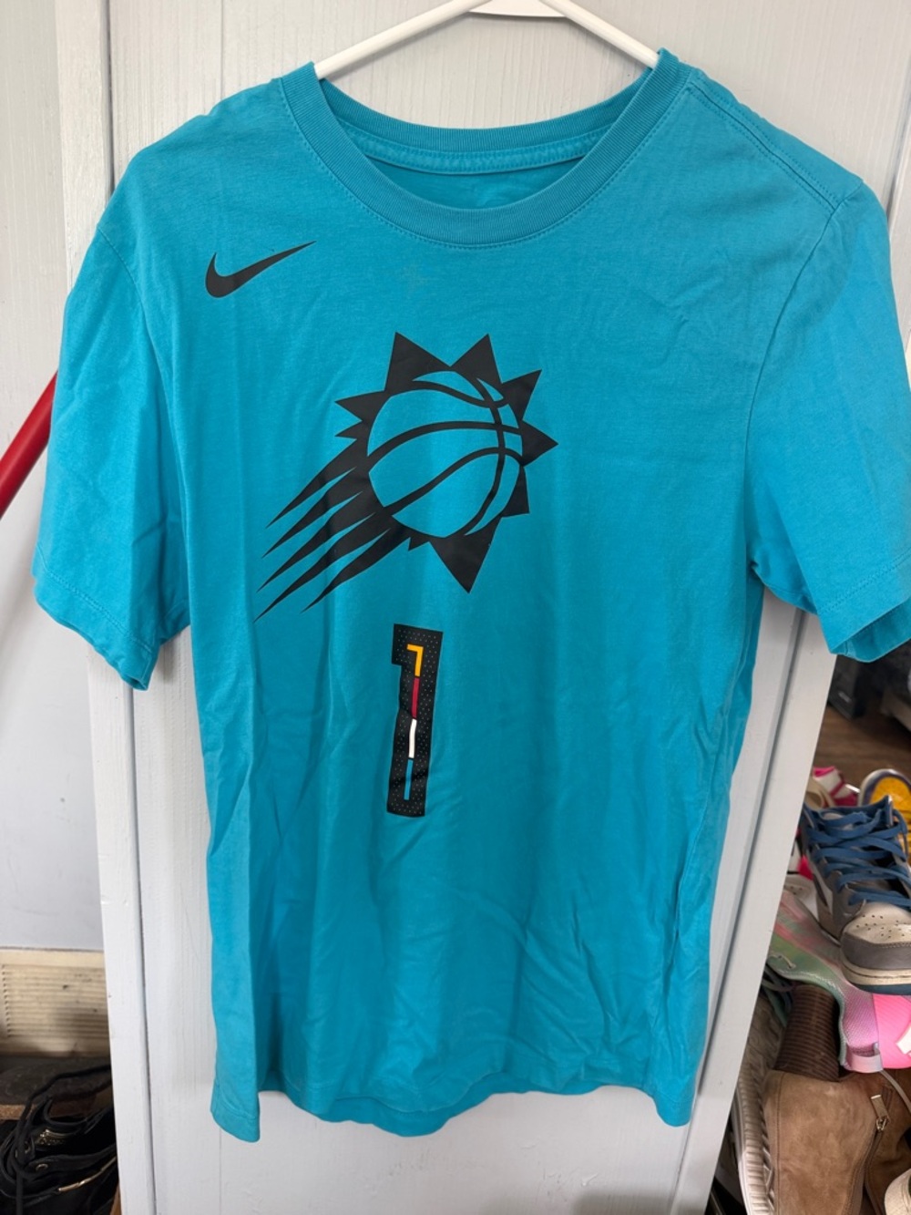 Nike Teal Phoenix Suns Graphic Basketball Tee